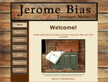 Tablet Screenshot of jeromebiasfurnituremaker.com